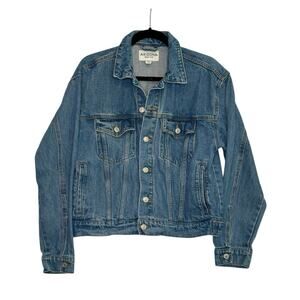 Arizona Jean co blue buttoned jean jacket size Small